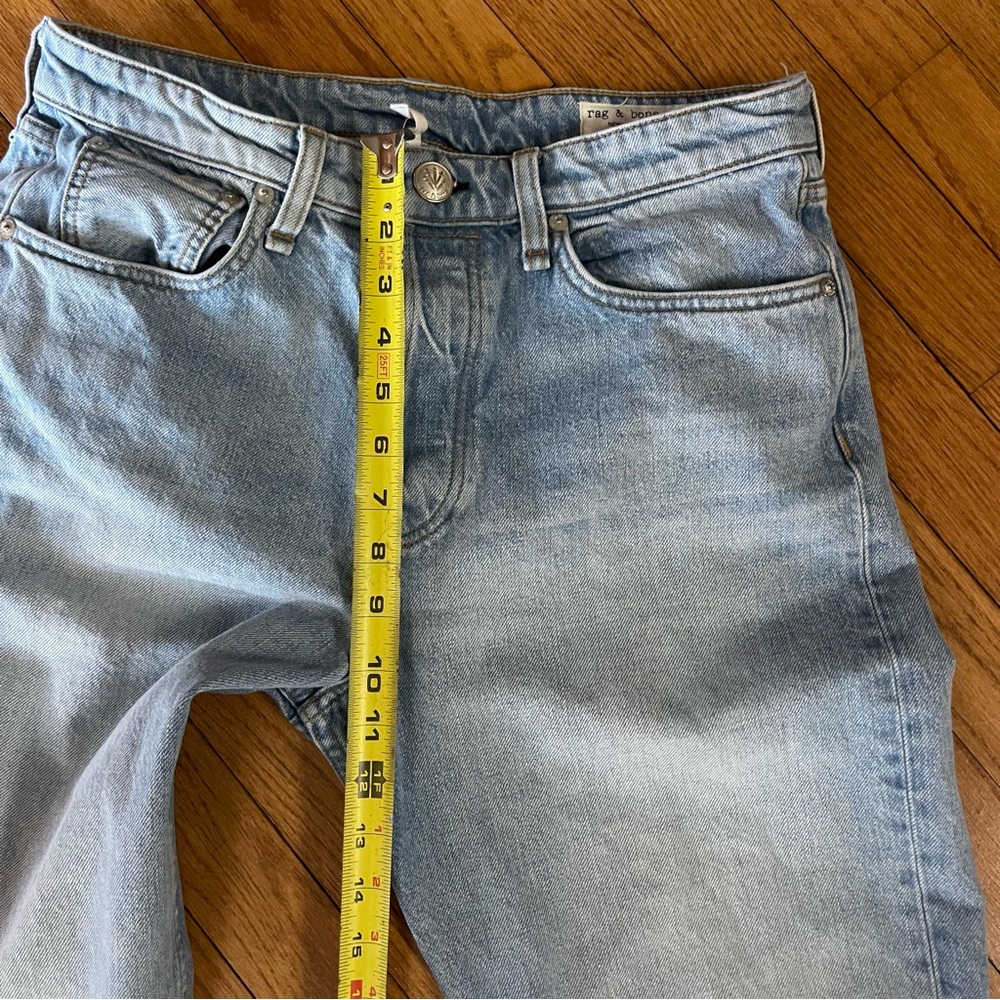 Rag & Bone Maya Highrise Ankle Straight Jeans Color Hardwick Size 29 - Picture 8 of 11